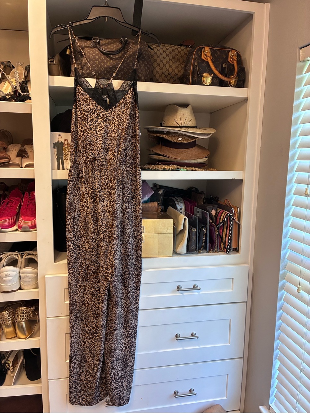 1. State Strapless Leopard-Print Jumpsuit in Brown and Black